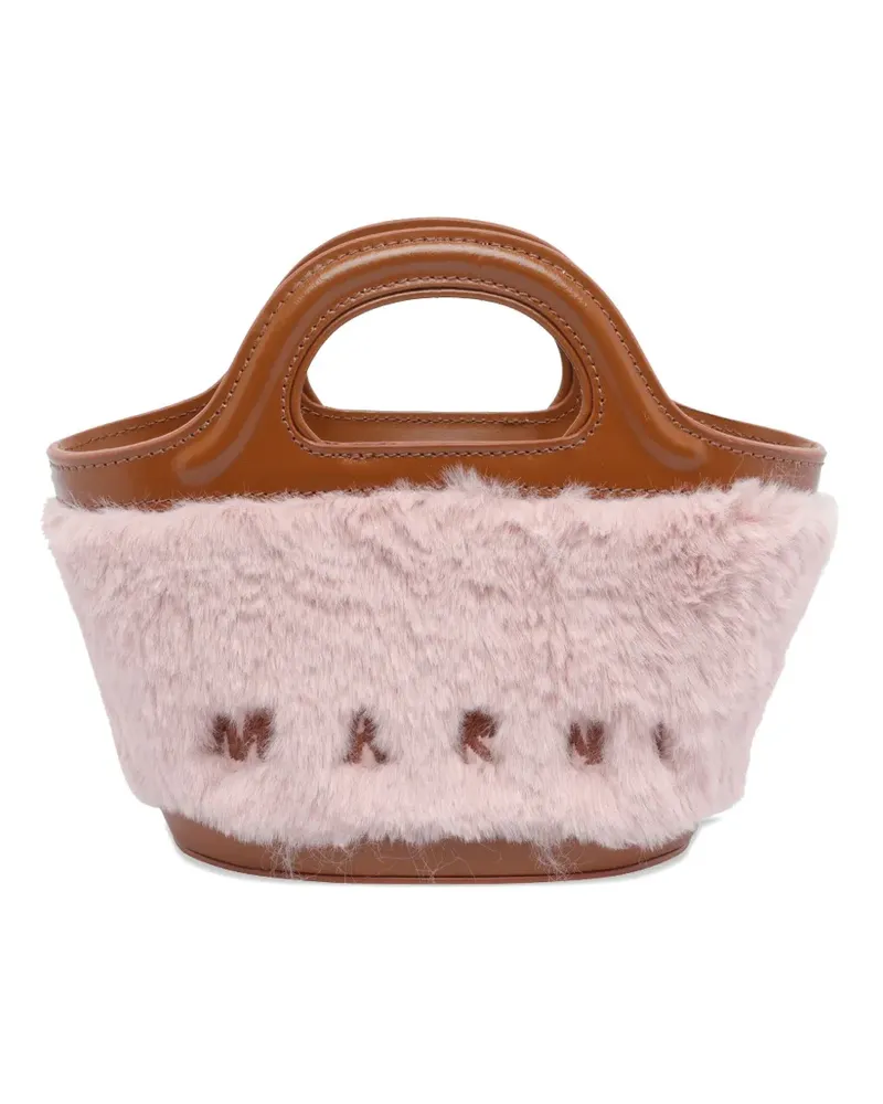 Marni Mini-Tasche mit Besatz - Rosa Rosa