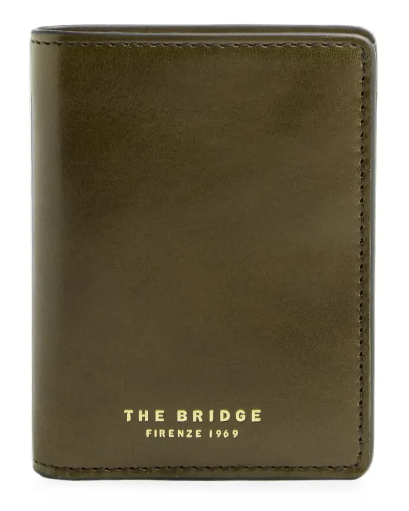 The Bridge Portemonnaie aus Leder - Grün Grün