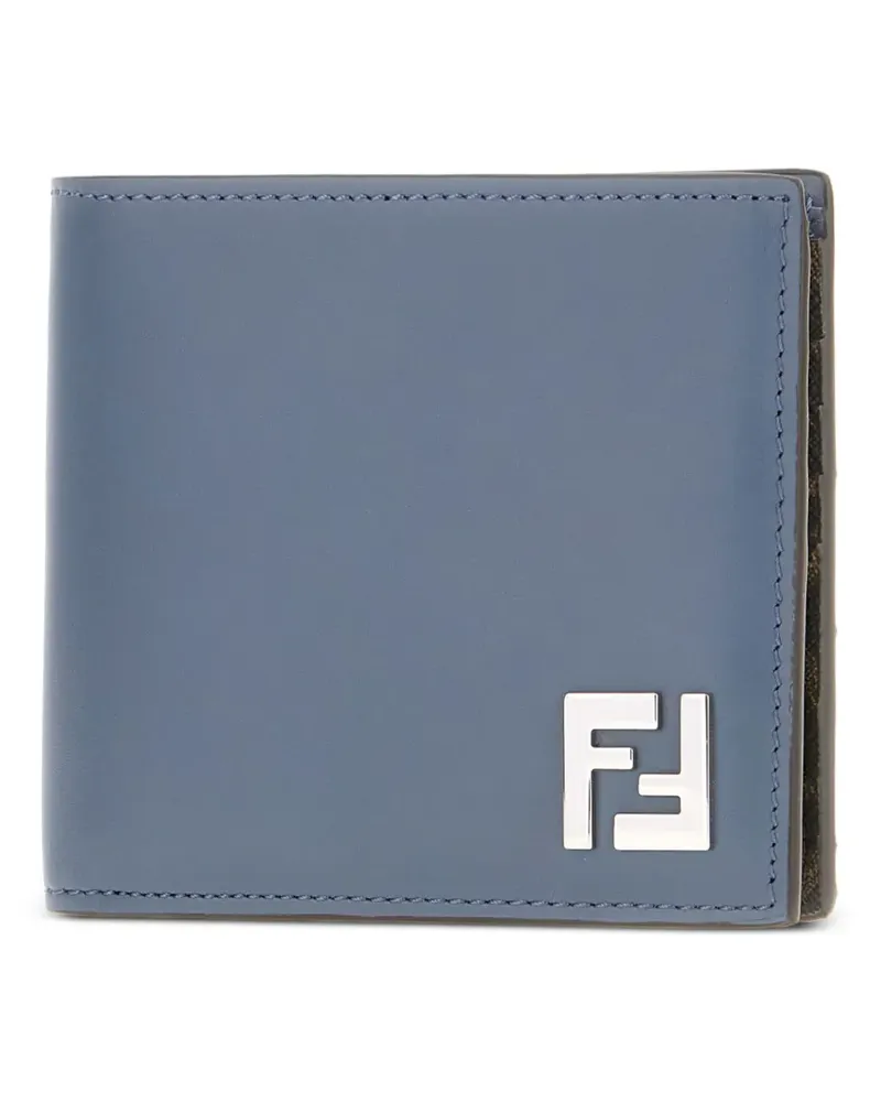 Fendi Portemonnaie mit Logo-Schild - Blau Blau