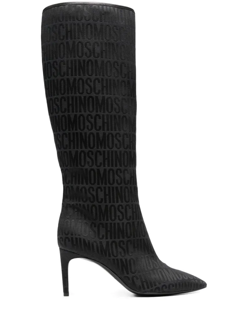 Moschino Stiefel 75mm Schwarz