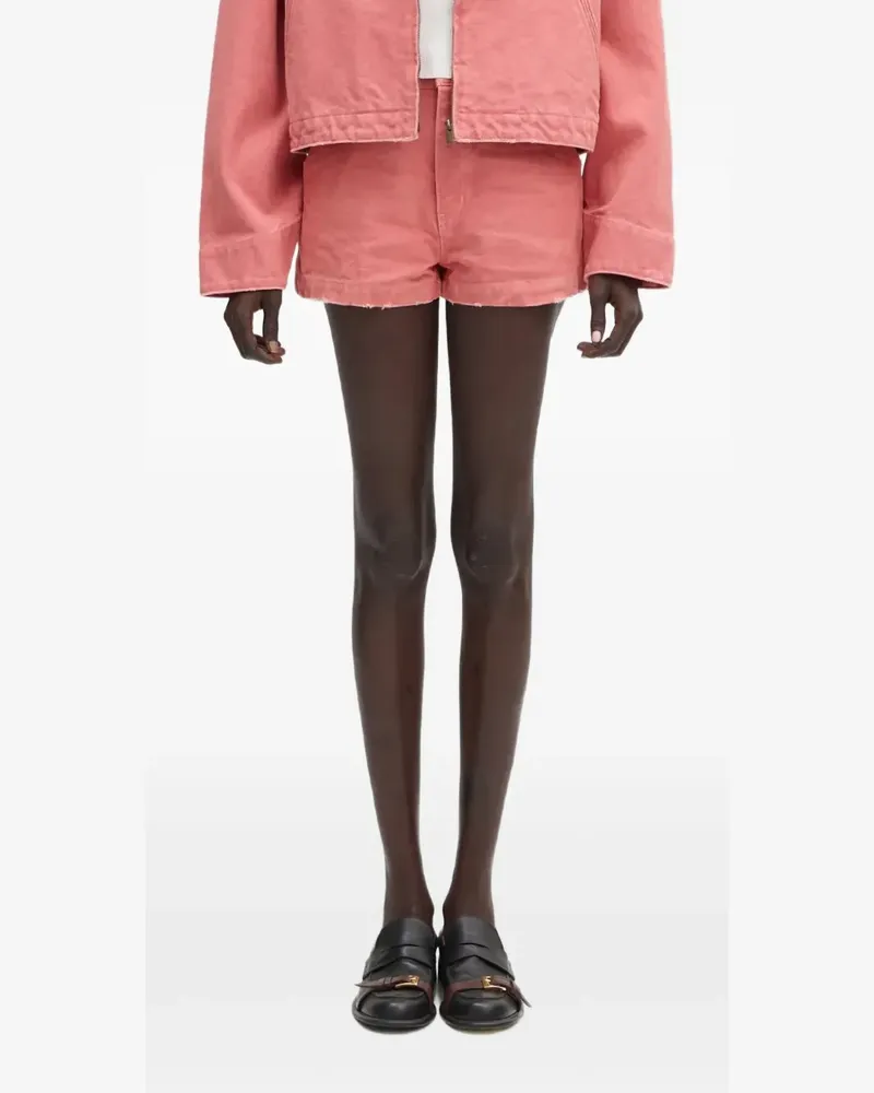 AMBUSH Shorts mit ausgefranstem Saum - Rosa Rosa
