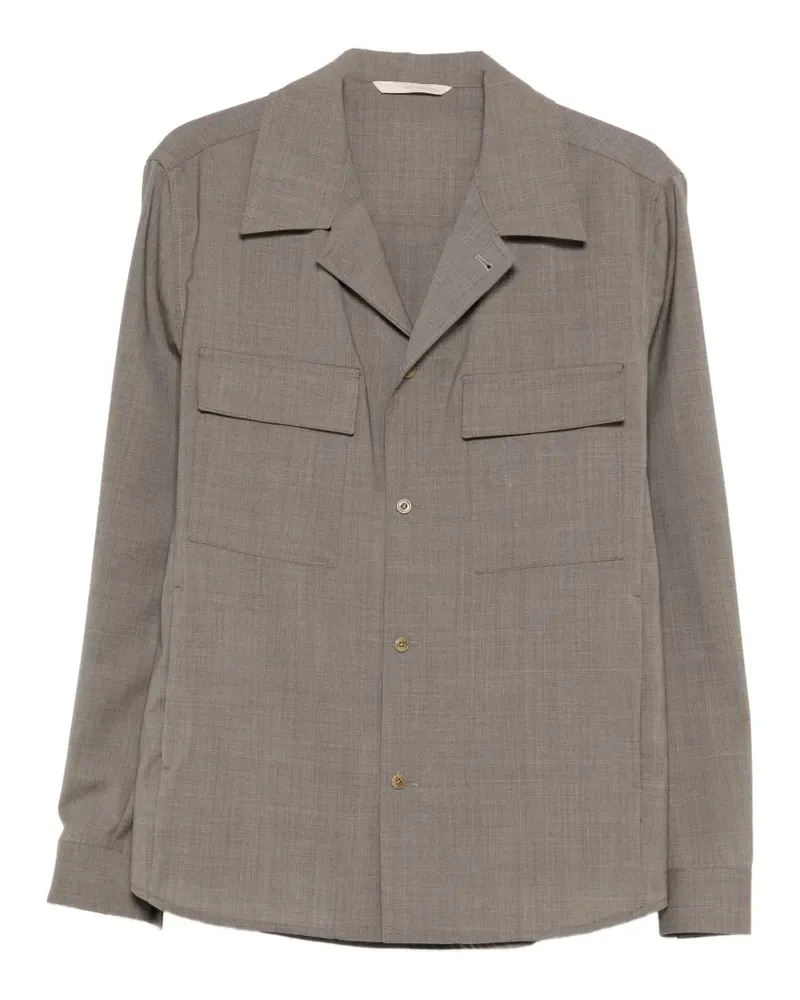 Briglia 1949 John shirt jacket - Braun Braun
