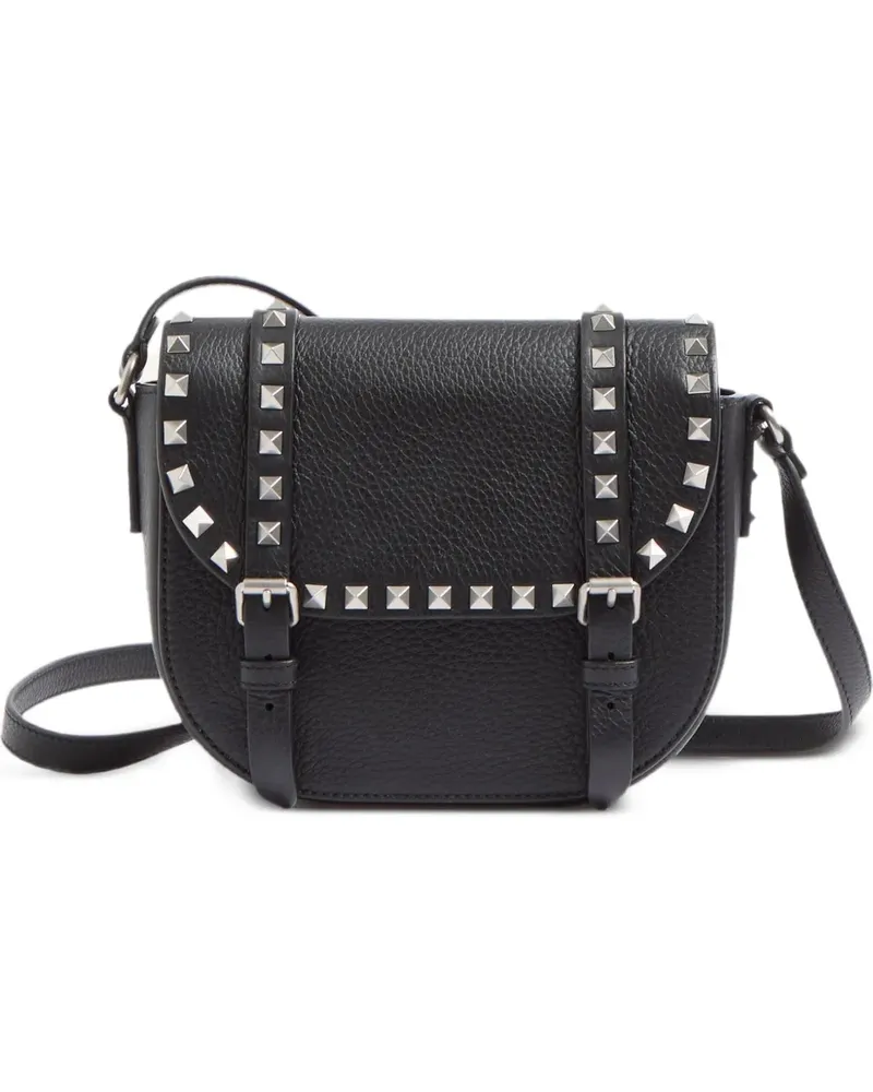 Valentino Garavani Kleine Rockstud Umhängetasche - Schwarz Schwarz