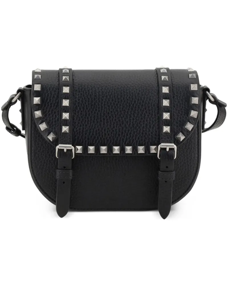 Valentino Garavani Kleine Rockstud Umhängetasche - Schwarz Schwarz