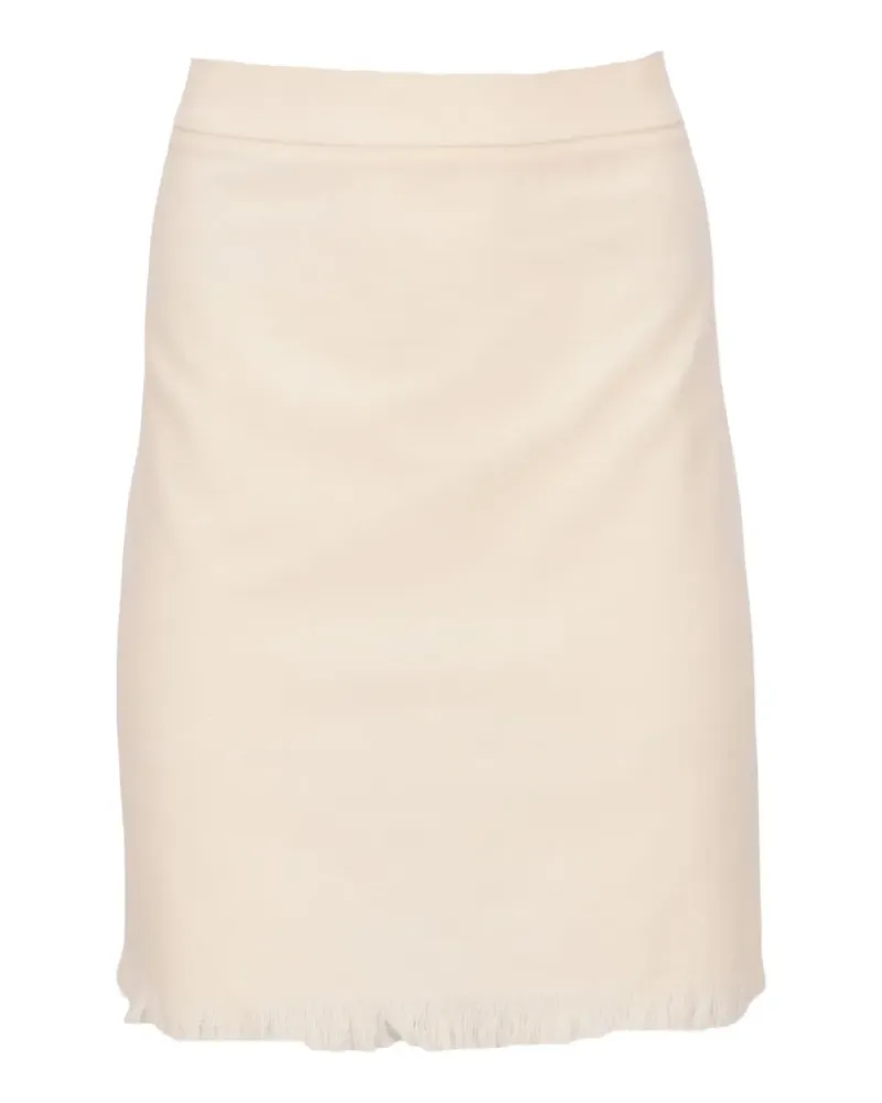Tom Ford ruffle-trim mini skirt - Nude Nude