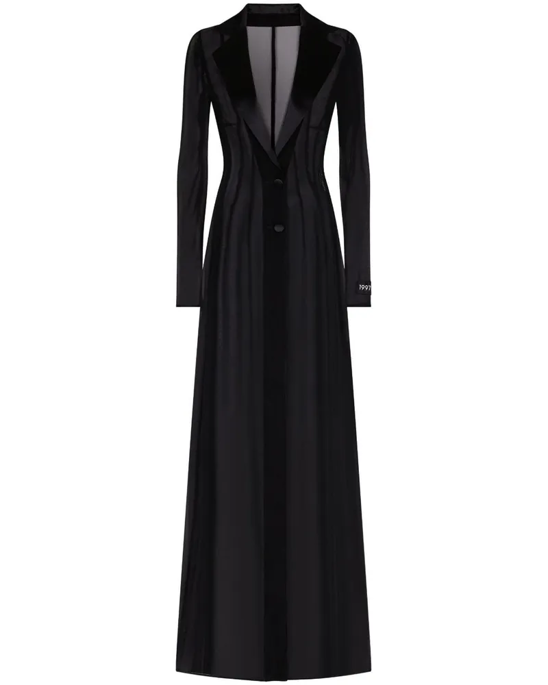 Dolce & Gabbana Mantel mit Schalkragen - Schwarz Schwarz