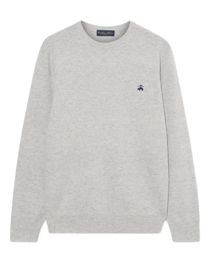 Brooks Brothers Pullover mit rundem Ausschnitt - Grau Grau