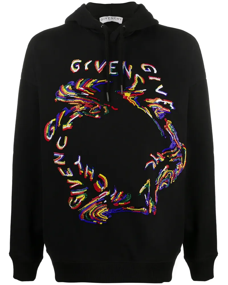 Givenchy Hoodie mit Zierperlen - Schwarz Schwarz