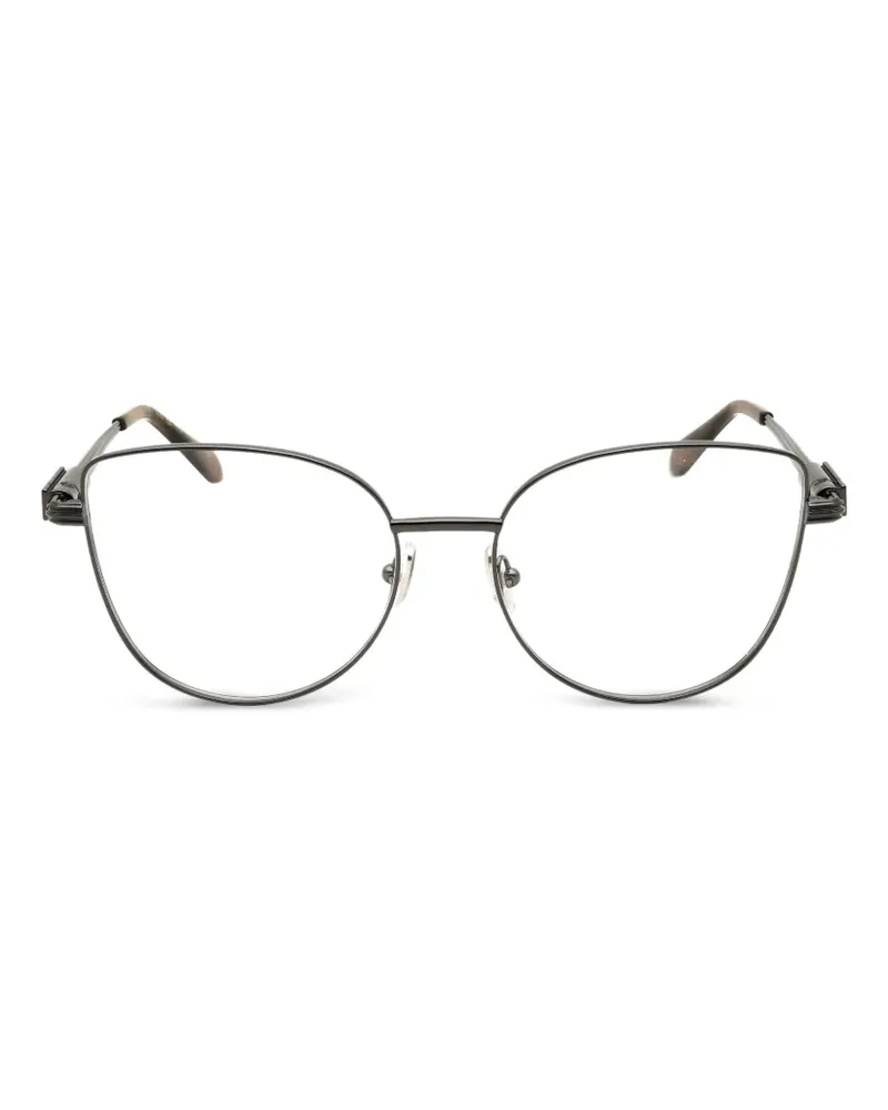 Ferragamo Brille mit Cat-Eye-Gestell - Silber Silber