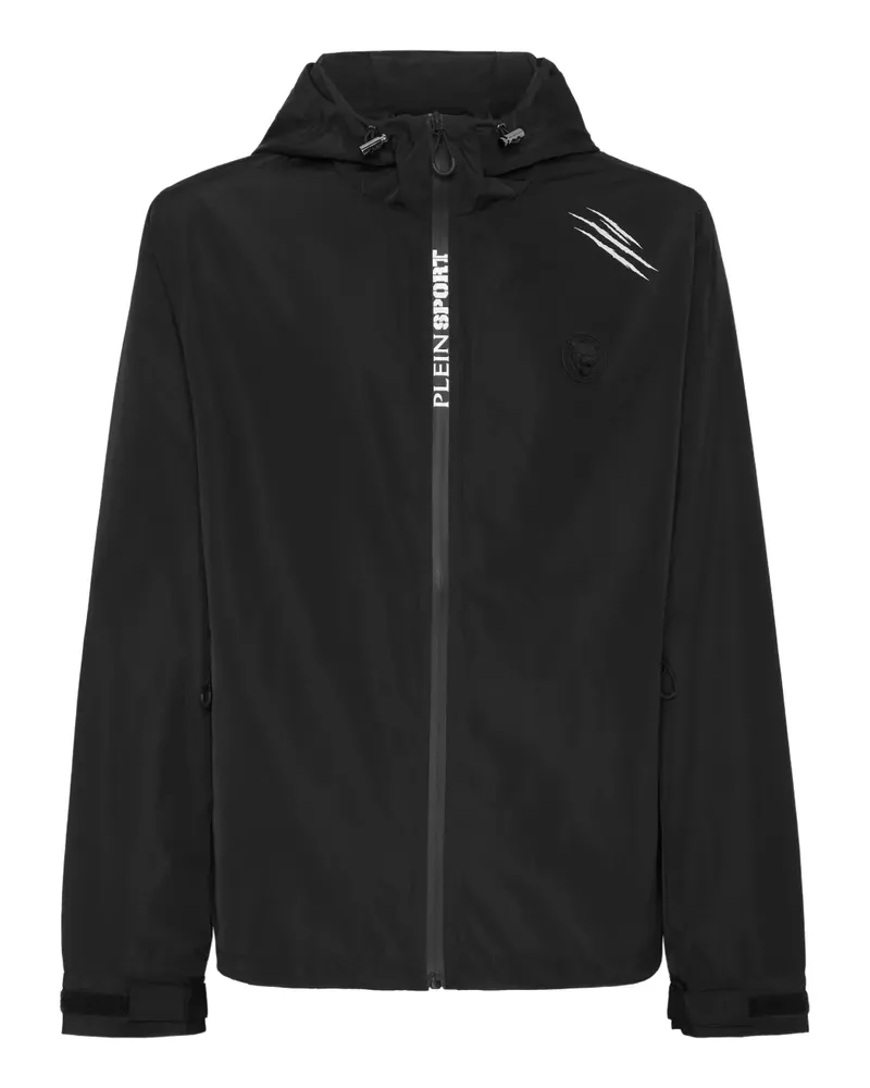 Philipp Plein Windbreaker mit Kapuze - Schwarz Schwarz
