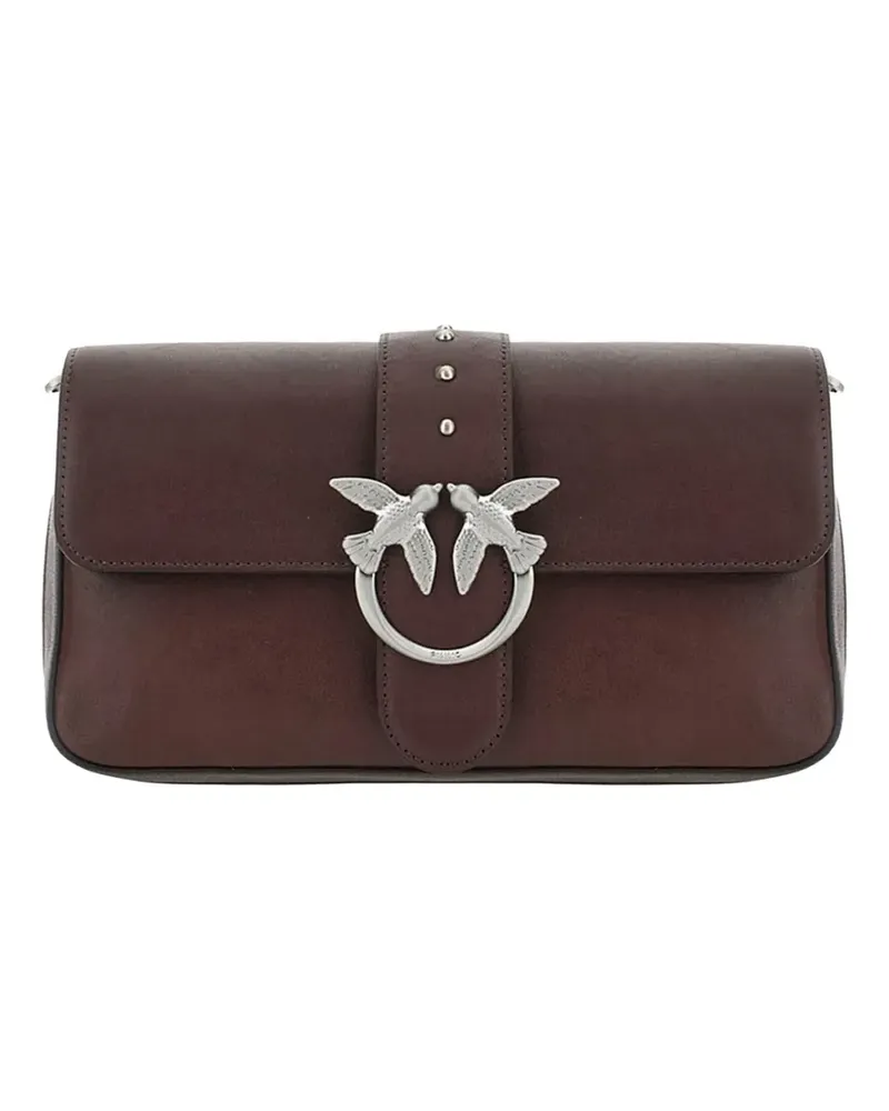 Pinko Classic Love crossbody bag - Braun Braun