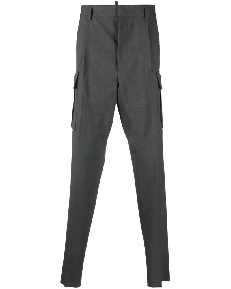 Dsquared2 Cargohose im Baggy-Style - Grau Grau