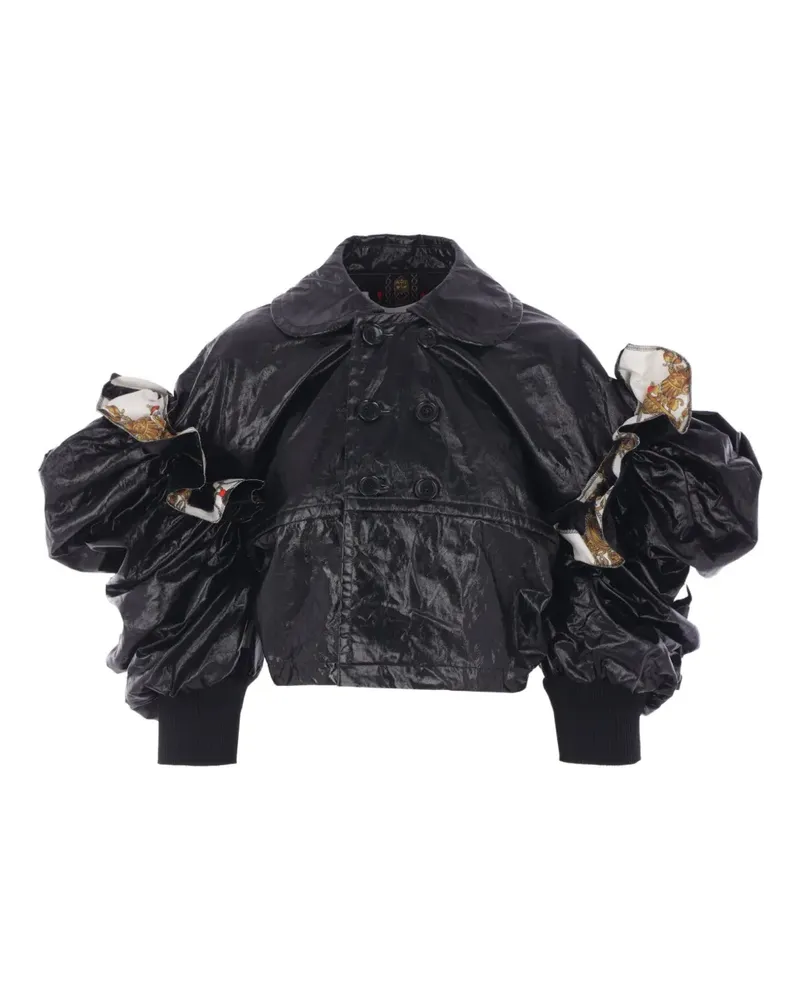 Comme des Garçons cropped cotton jacket - Schwarz Schwarz