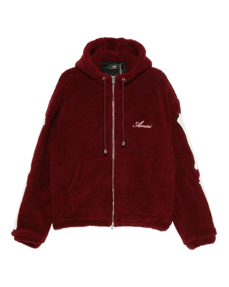 Amiri Kapuzenjacke mit Reißverschluss - Rot Rot