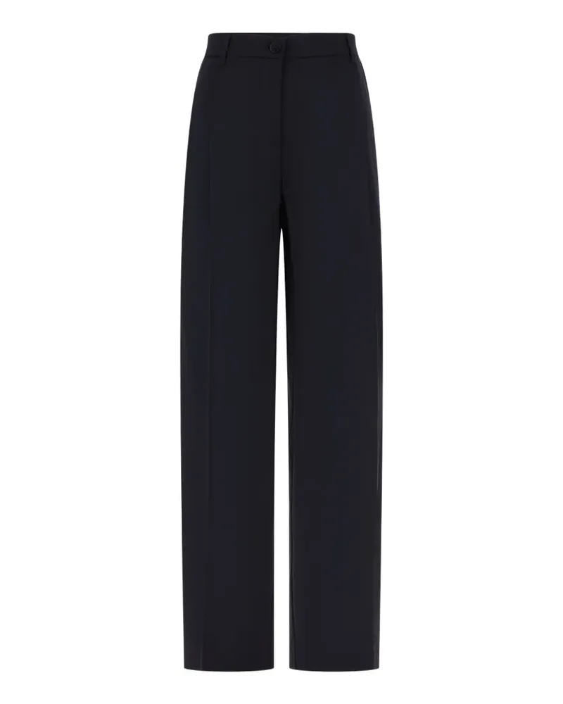 CRUNA pressed-crease trousers - Blau Blau