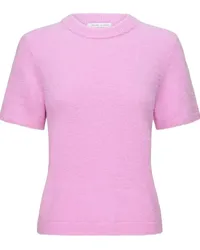 Rachel Gilbert Gestricktes Castor T-Shirt Rosa