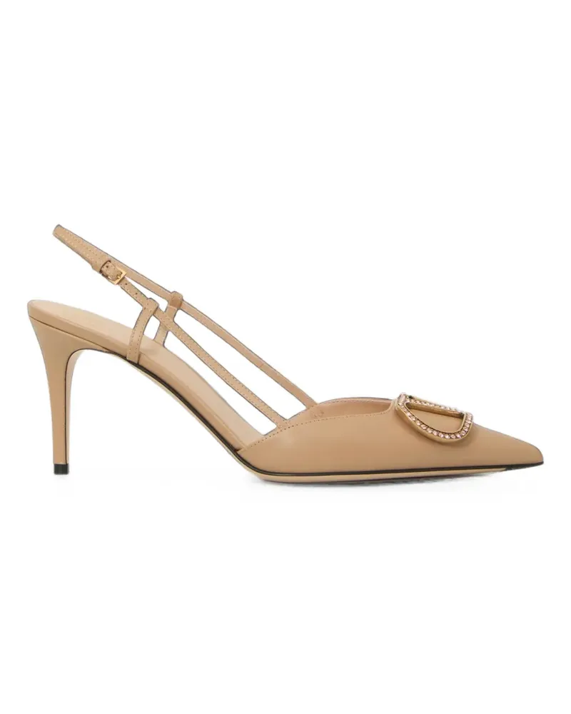 Valentino Garavani VLogo Signature slingback pumps - Nude Nude