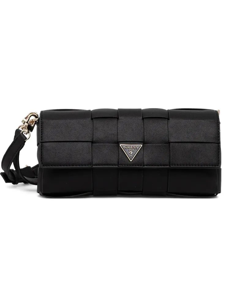 Guess MAYLEE logo-plaque shoulder bag - Schwarz Schwarz