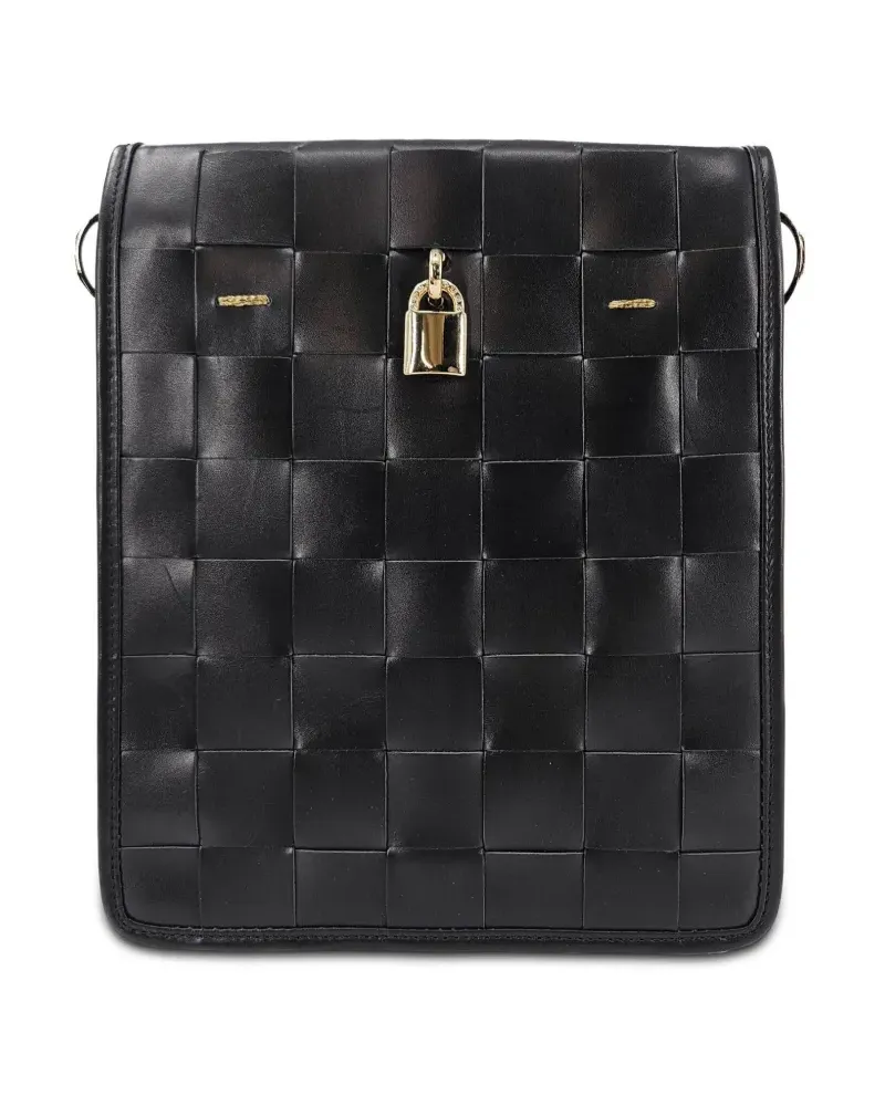 MADISON.MAISON Tasche aus Leder - Schwarz Schwarz