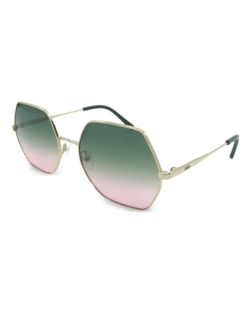 MCM geometric-frame sunglasses - Gold Gold