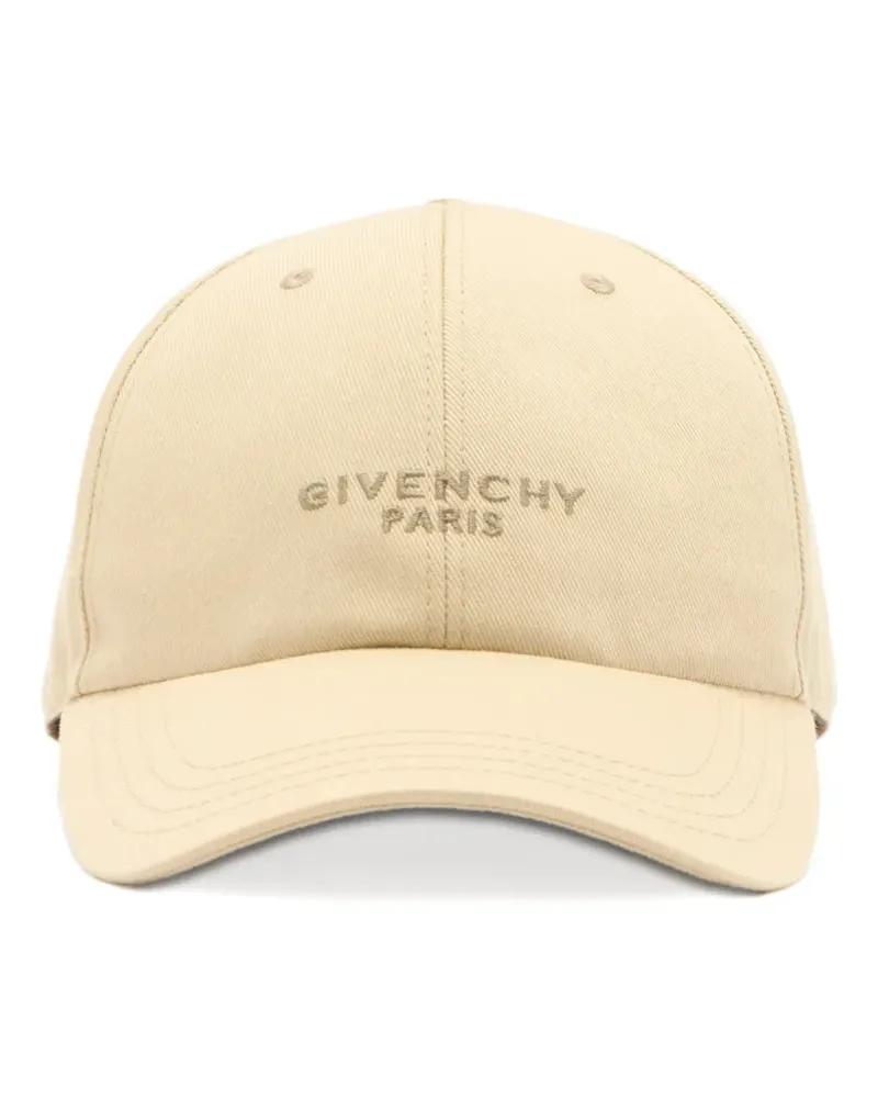 Givenchy logo-embroidered cap - Nude Nude