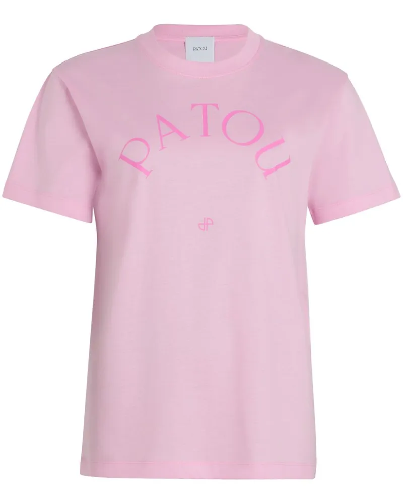 Patou T-Shirt mit Monogramm - Rosa Rosa