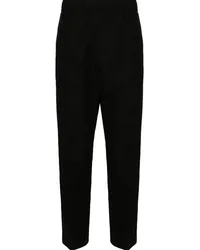 Lanvin Halbhohe Tapered-Hose Schwarz