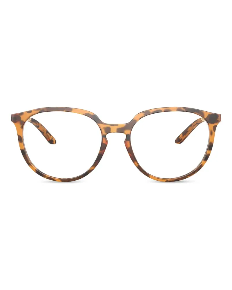 Oakley Runde BMNG Brille in Schildpattoptik - Braun Braun