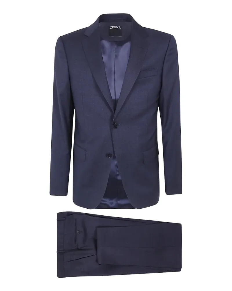 Ermenegildo Zegna Einreihiger Anzug - Blau Blau