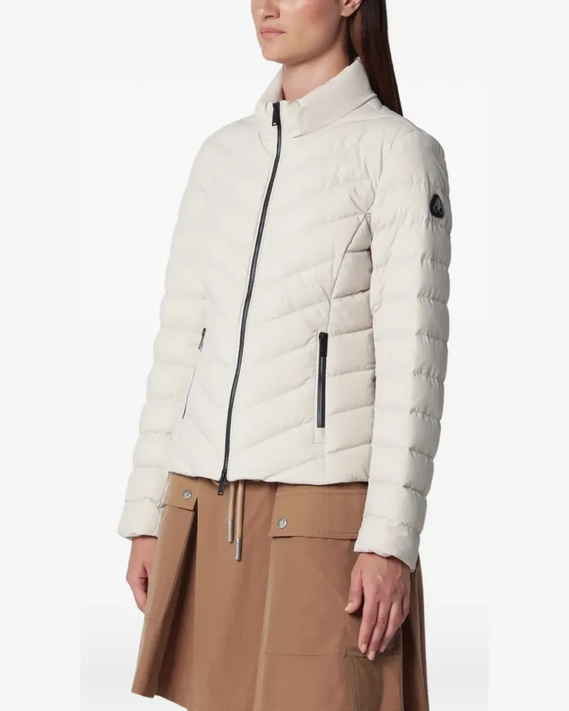 Moose Knuckles Elora quilted jacket - Weiß Weiß
