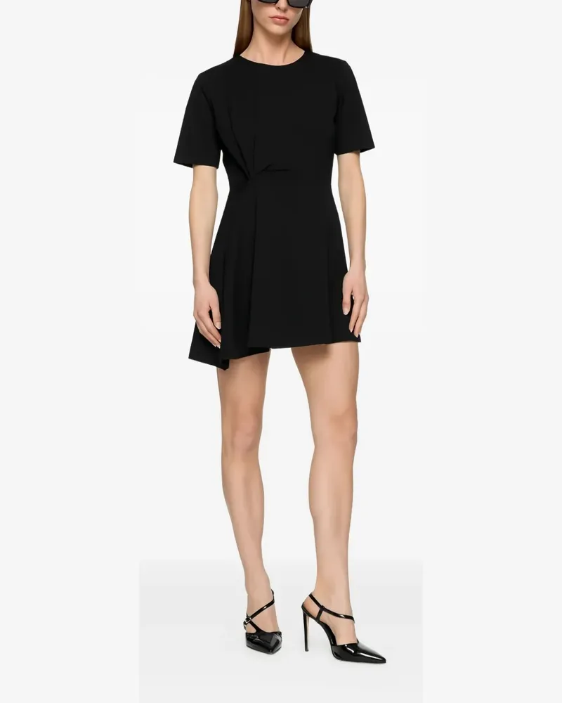 Dondup Minikleid mit Knoten - Schwarz Schwarz