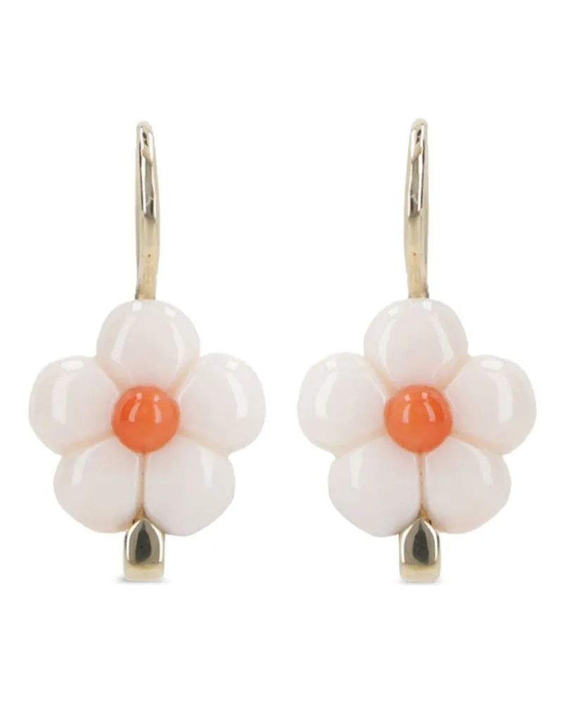 Aliita 9kt Daisy Gelbgoldohrringe Gold