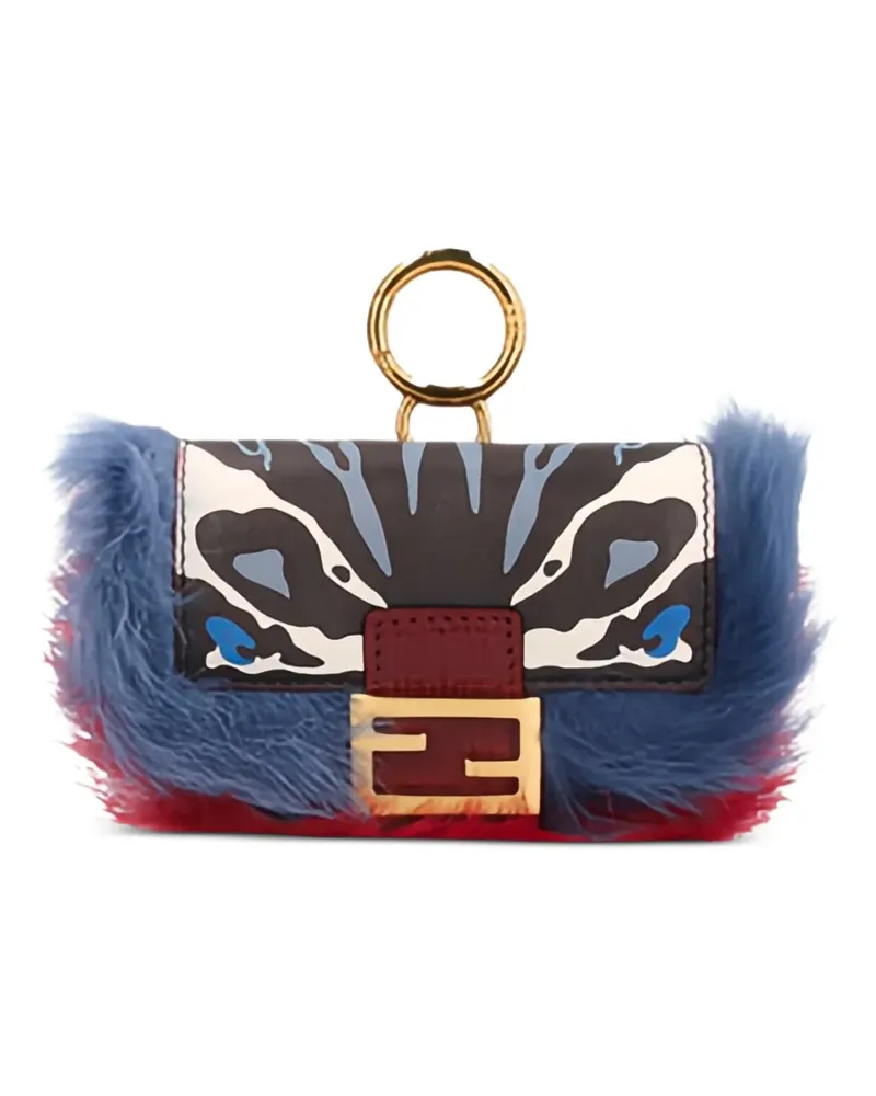 Fendi Nano Baguette Taschenanhänger - Blau Blau