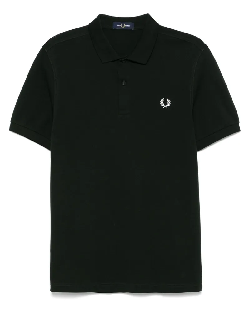 Fred Perry Poloshirt mit Logo-Stickerei - Grün Grün