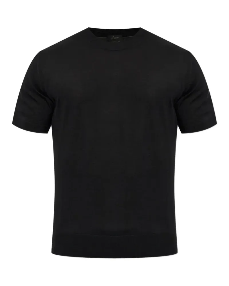 Brioni crew-neck short-sleeve T-shirt - Schwarz Schwarz