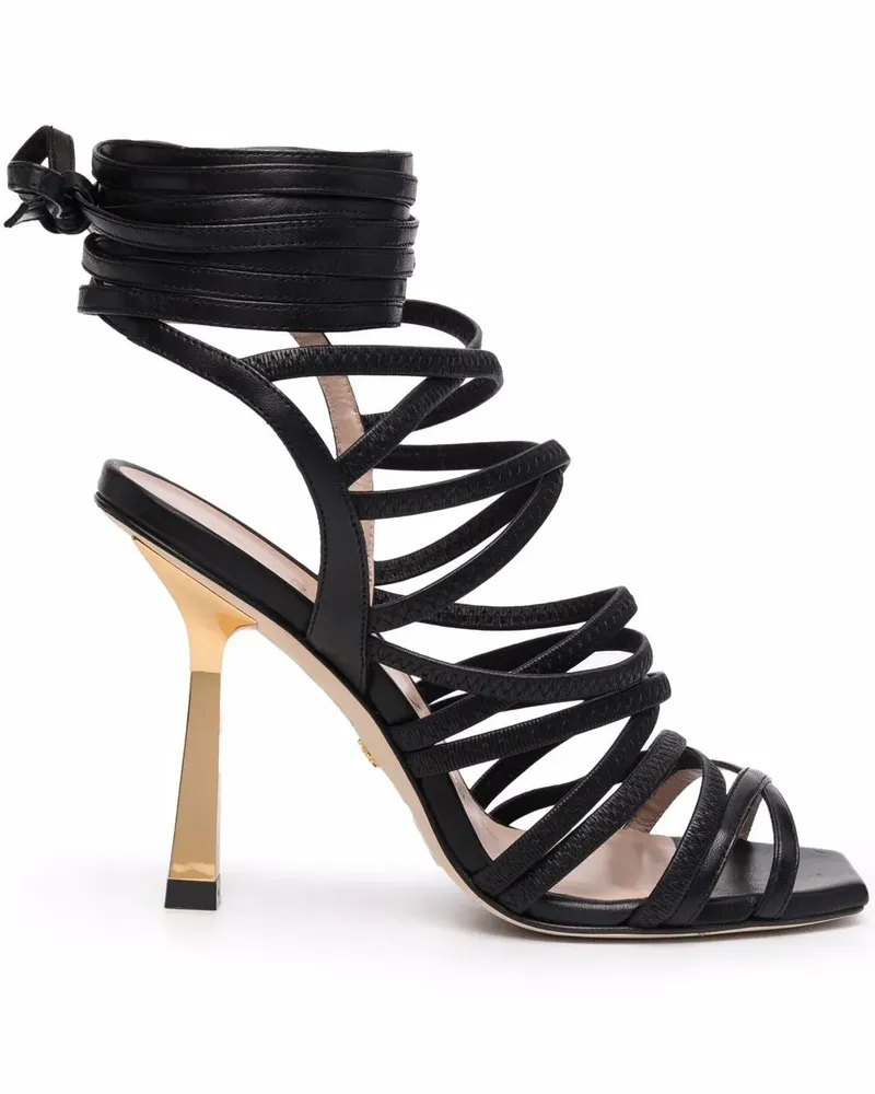 Stuart Weitzman Jaxie Sandalen 100mm - Schwarz Schwarz