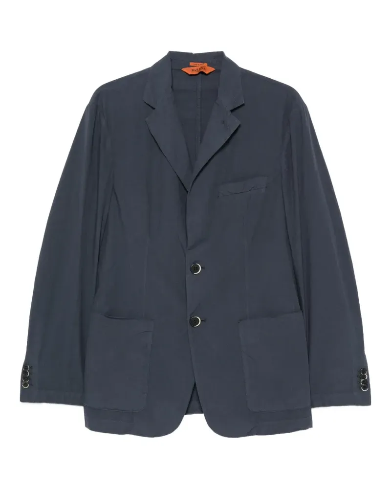 BARENA Borgo notch-lapel patch-pocket blazer - Blau Blau