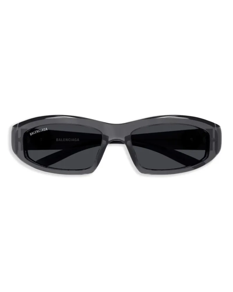 Balenciaga Sonnenbrille mit D-förmigem Gestell - Grau Grau