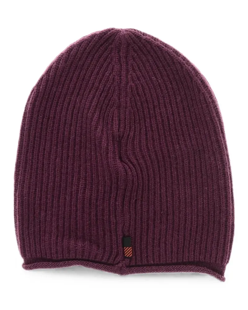 Woolrich ribbed-knit cashmere beanie hat - Violett Violett