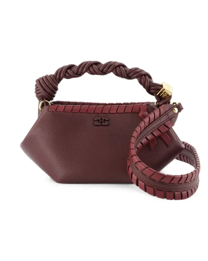 Ganni Mini Bou Schultertasche - Rot Rot