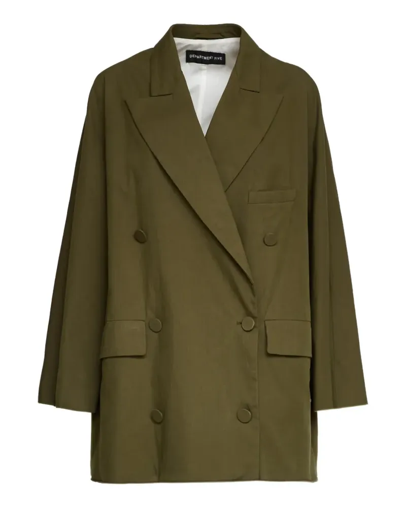 Department 5 double-breasted patch-pocket jacket - Grün Grün