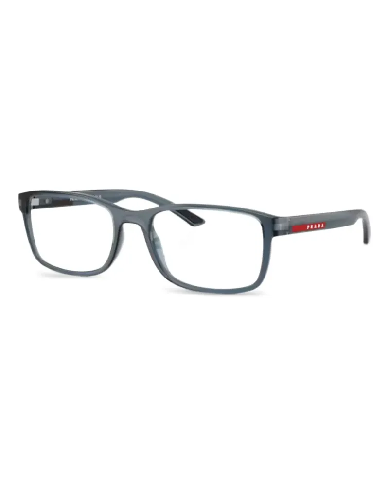 Prada Brille mit eckigem Gestell - Grau Grau