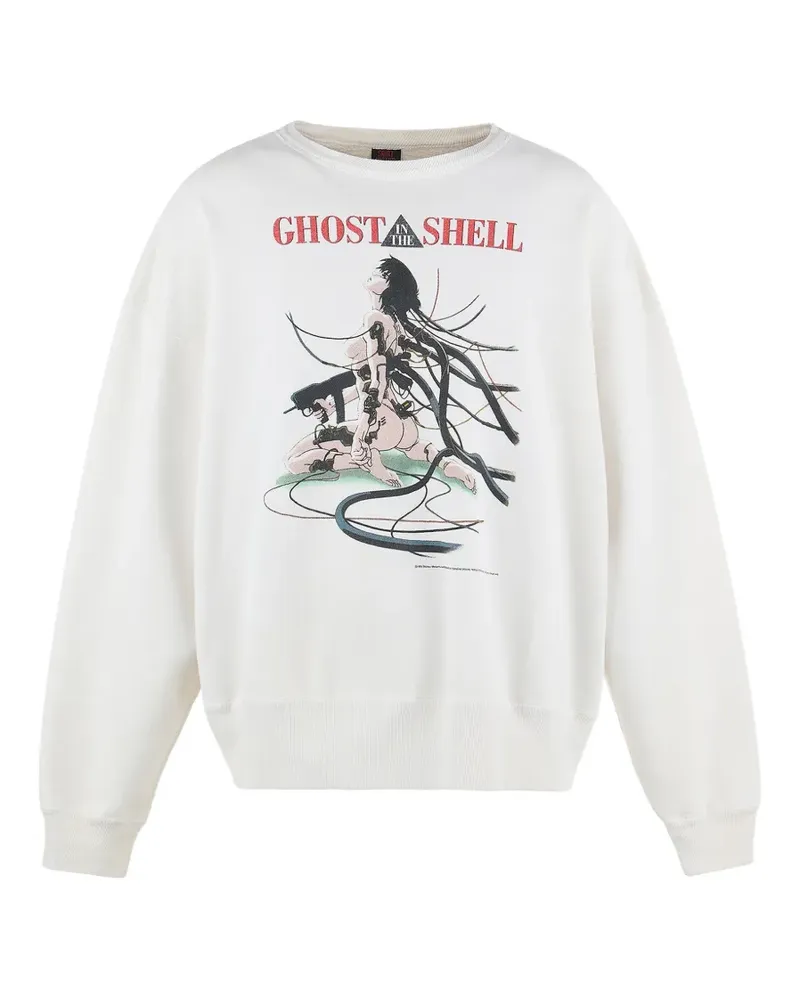 SAINT MXXXXXX x Ghost in the Shell Hemd mit grafischem Print - Weiß Weiß