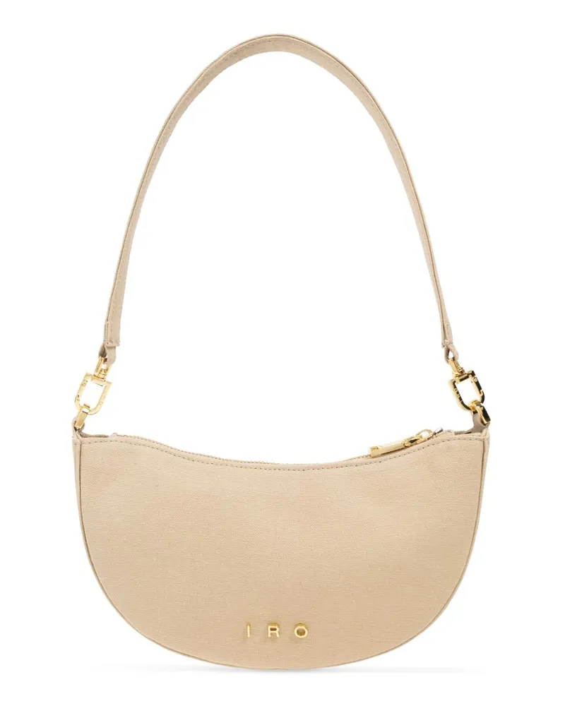 IRO Schultertasche aus Leder - Nude Nude