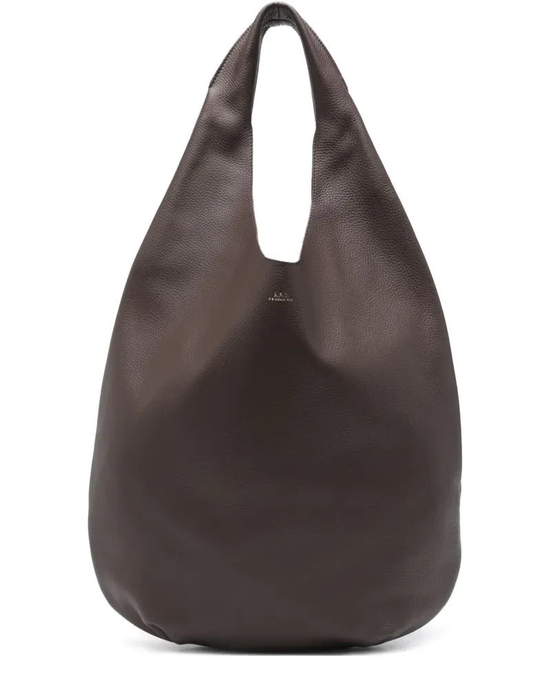 A.P.C. Le Neige Schultertasche - Braun Braun