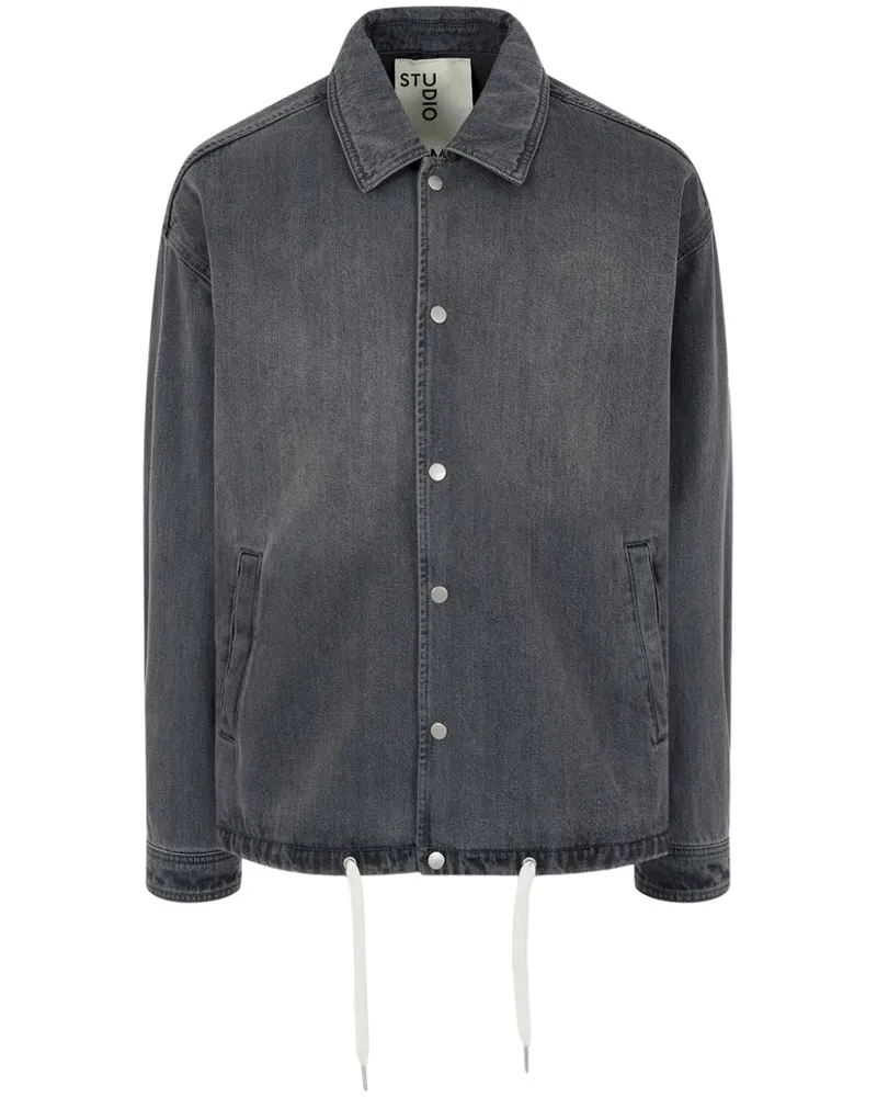 STUDIO TOMBOY Hemdjacke aus Denim - Grau Grau