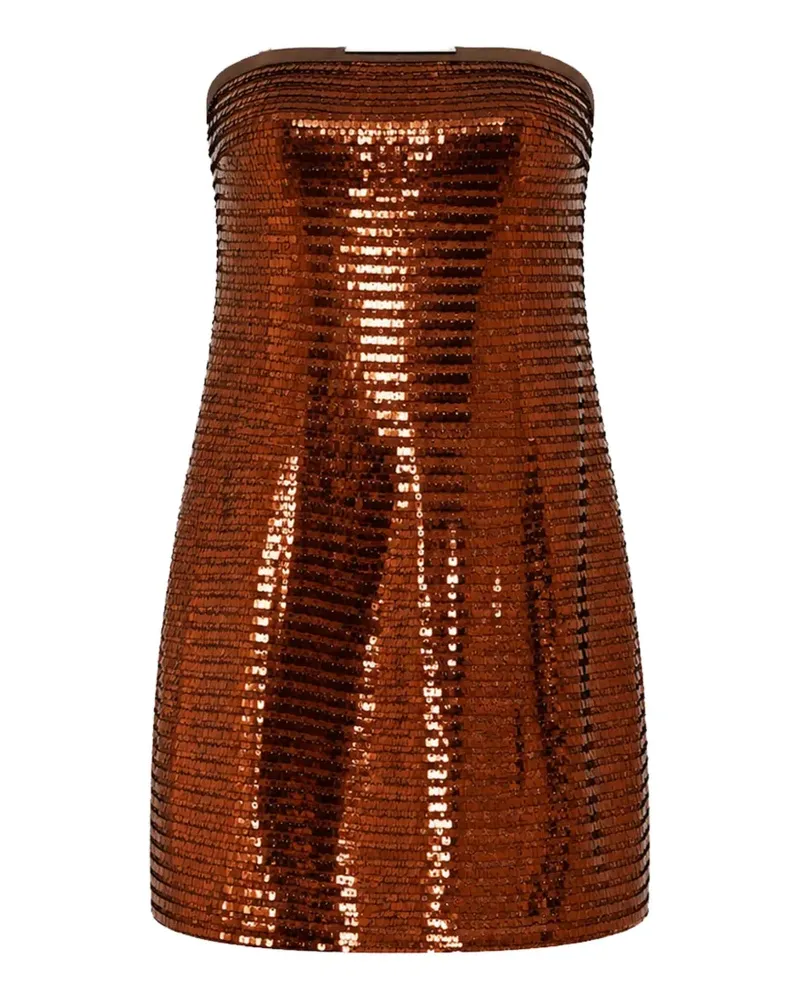 16ARLINGTON Nolo sequin-embellished mini dress - Braun Braun