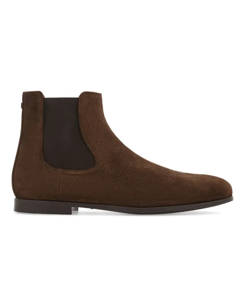 Ferragamo Klassische Chelsea-Boots - Braun Braun