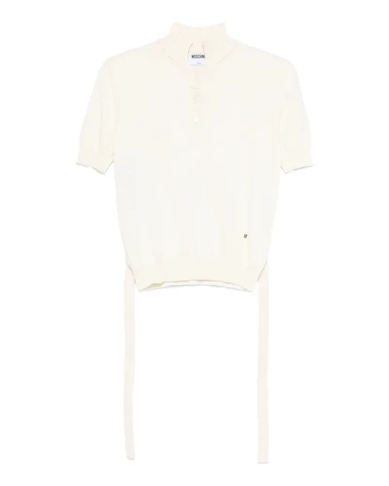 Moschino button knitwear - Nude Nude