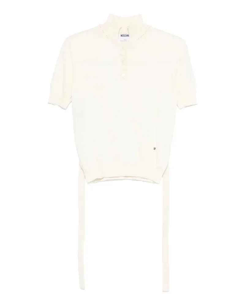 Moschino button knitwear - Nude Nude